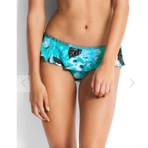 Seafolly Sz 10 Twist Halter Singlet Tankini and matching bottom 2 piece set - Picture 3 of 10